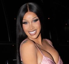 Cardi B at the Hollywood Cares Foundation dinner in Los Angeles March 2024