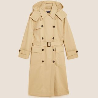 trench coat with hood