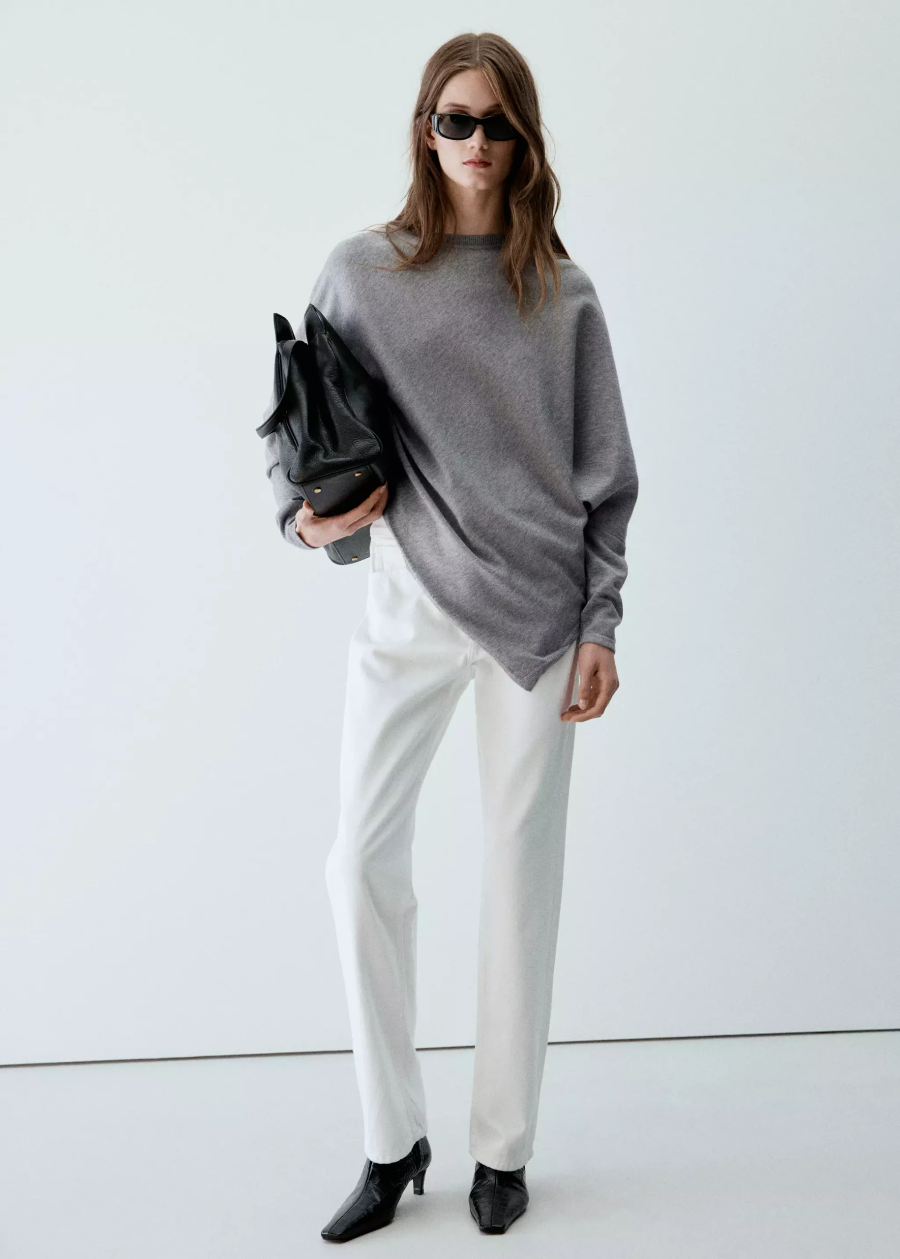 Asymmetric Hem Sweater - Women | Mango United Kingdom