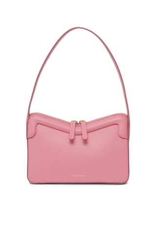 Mansur Gavriel M Frame Leather Baguette Shoulder Bag