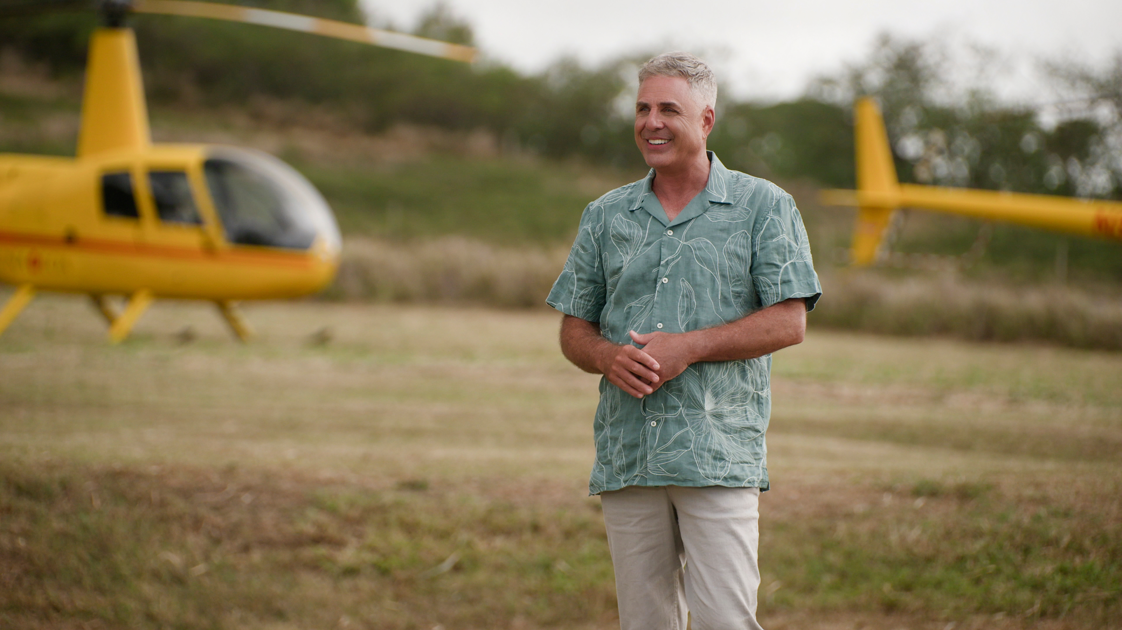 Host Mark L. Walberg on 'Temptation Island.'