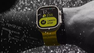 Apple Watch Ultra underwater