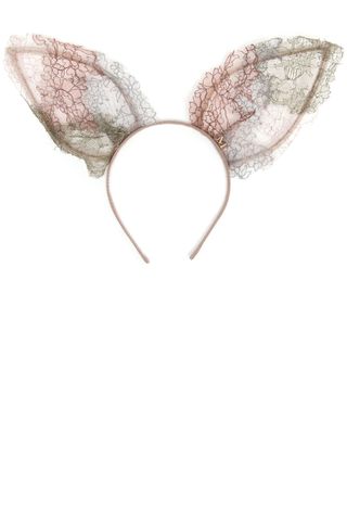 Maison Michel Lace Rabbit Headband, £360