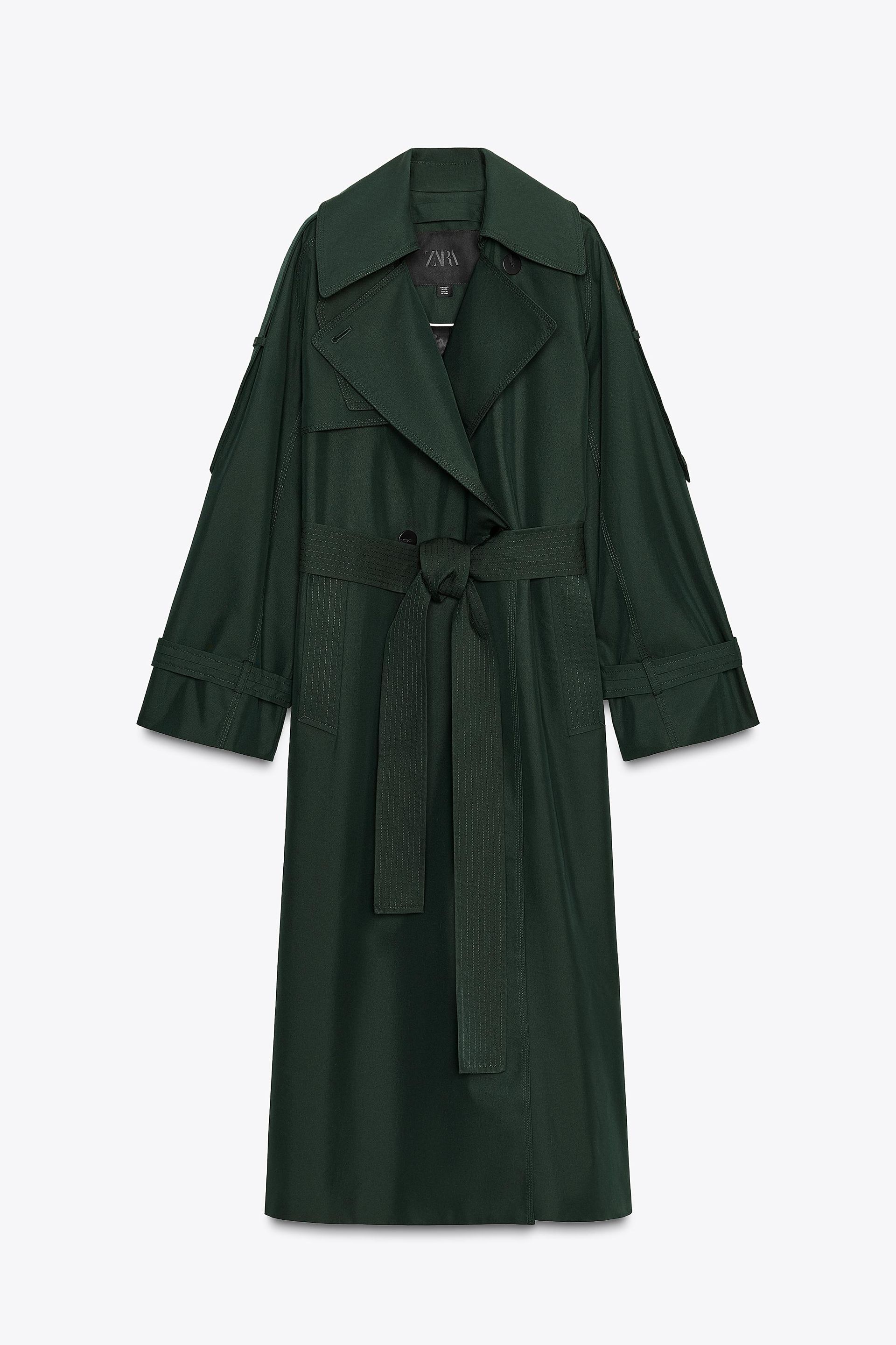 Oversized Water Repellent Trench Coat Zw Collection