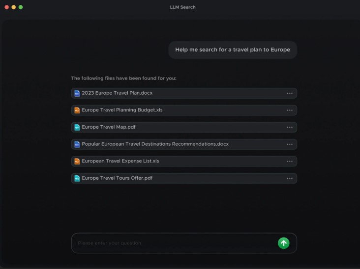 Ugreen NASync iDX6011 Smart Search promotional image showing natural language prompt responses.