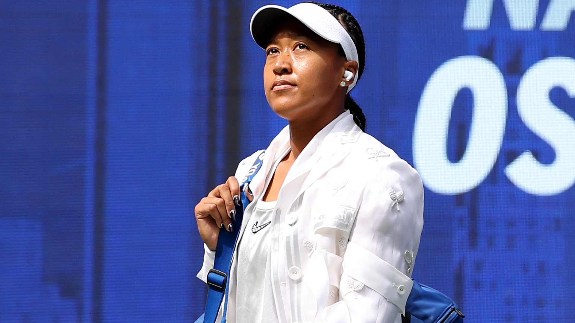 Naomi Osaka Channels Zendaya's 'Challengers' Style in Thom Browne at the US Open