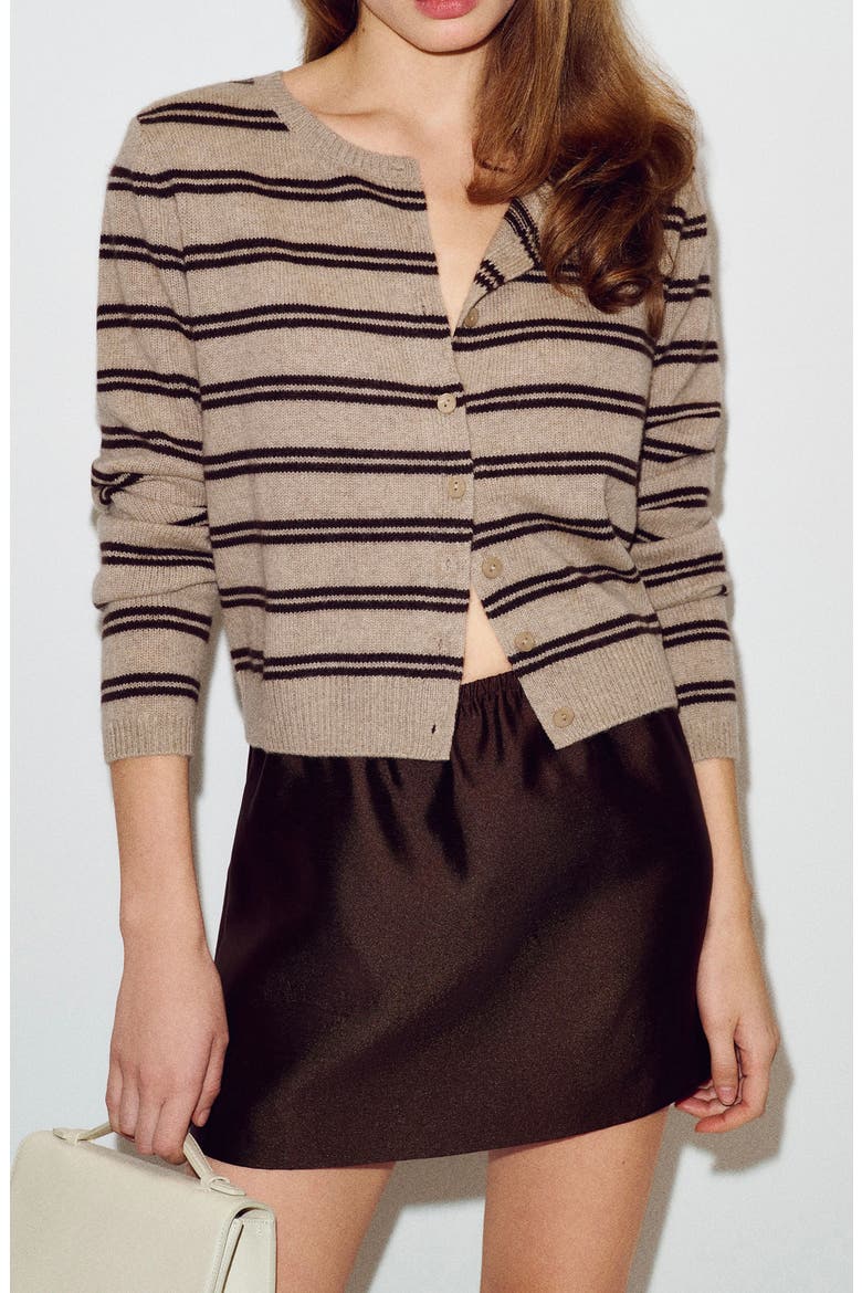 Clara Cashmere Crew Cardigan