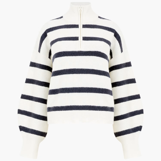 French Connection Striped Roll Neck