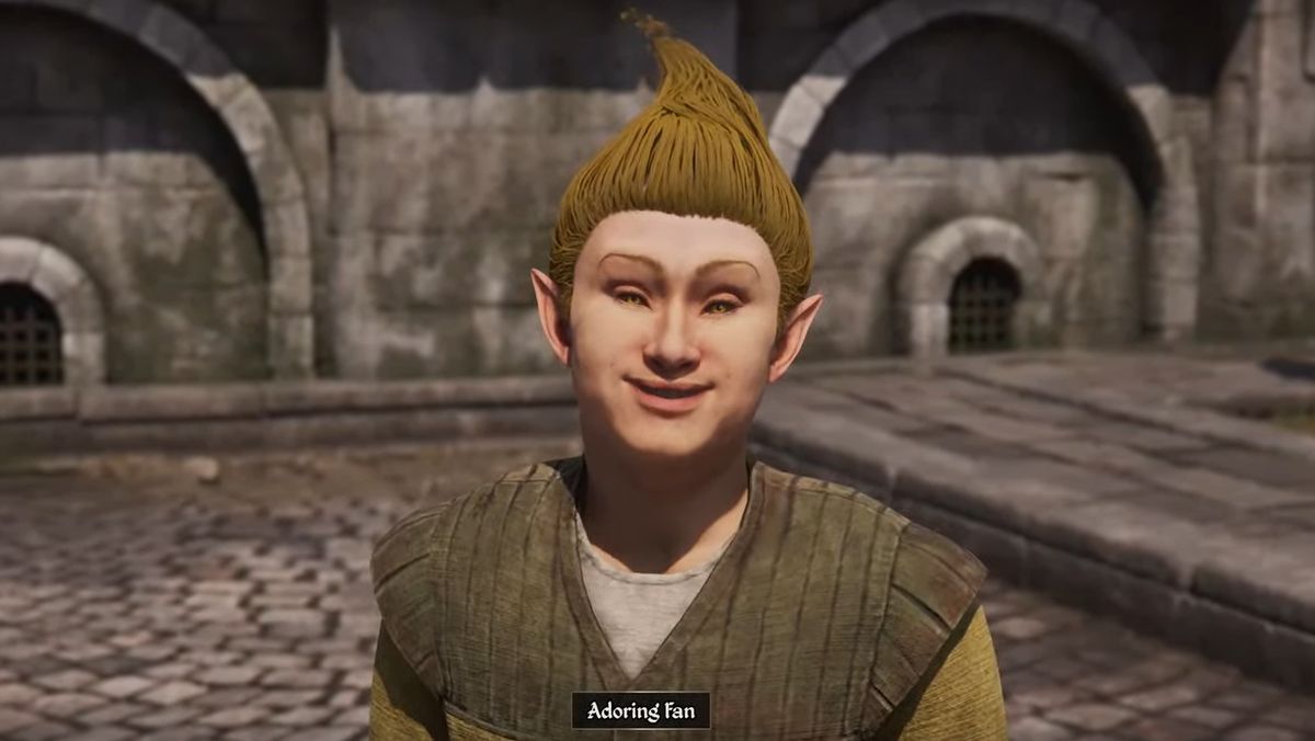 A funny looking character in Oblivion