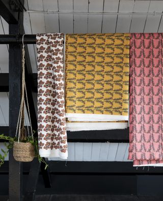 handmade textile designs by Kiran Ravilious