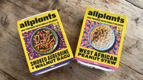 Two Allplants meals tested by the author