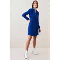Tuxedo Wrap Mini Dress, $273.60 / £139.30 | Karen Millen