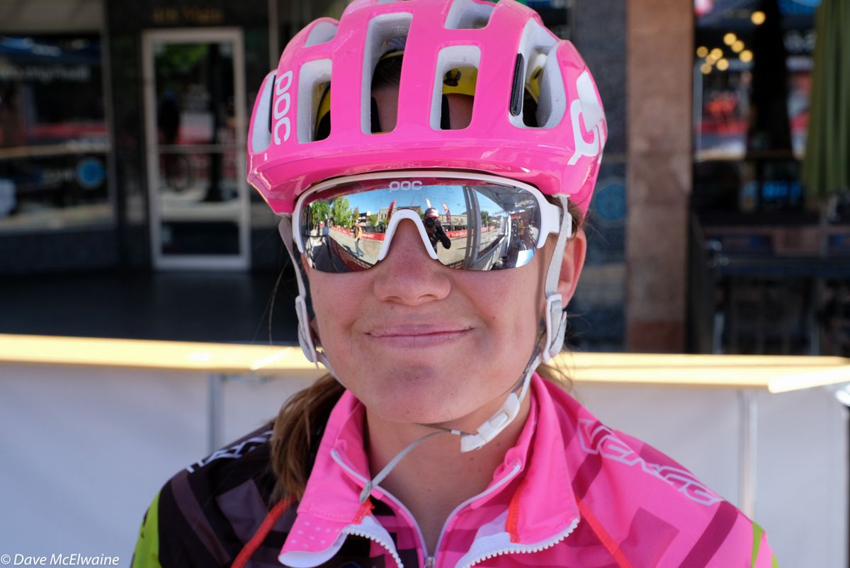Alexis Skarda (Stan&rsquo;s NoTubes) before the race was hoping for a podium finish