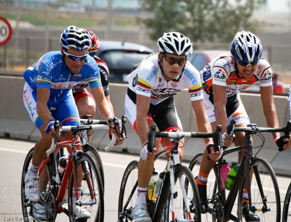 Racers roll along during stage 9