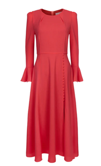 Yahvi Coral Dress, (£695.00),  &nbsp;| Beulah