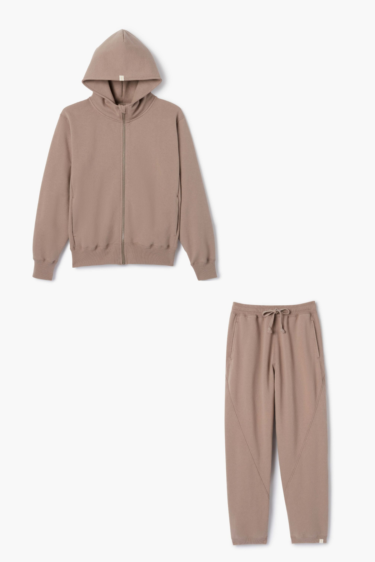 nude color sweatsuit