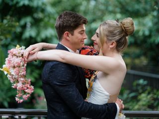 Georgie Stone was happy to get her Neighbours wedding as Mackenzie Hargreaves