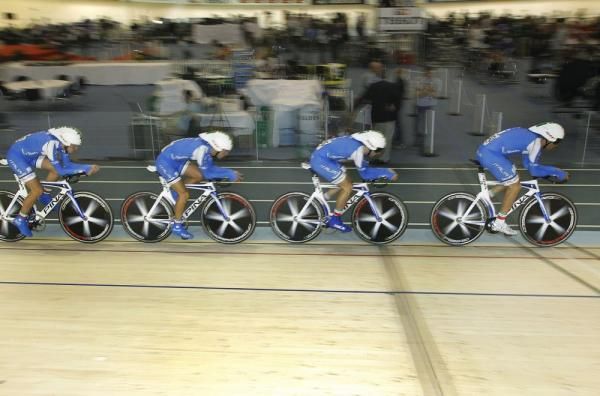 The Italian squad finished 11th in the team pursuit.