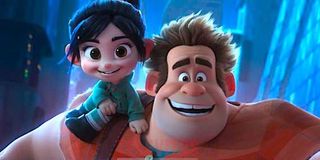 ralph breaks the internet ralph smiling with Vanellope