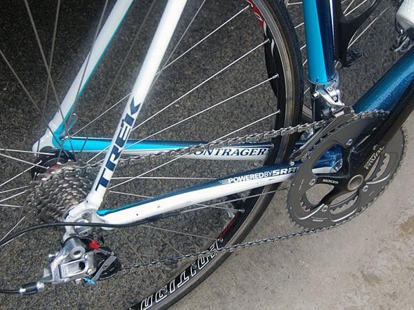 Much of the tubing for Sch&auml;r's bike is borrowed from Trek's XO 'cross bike platform.