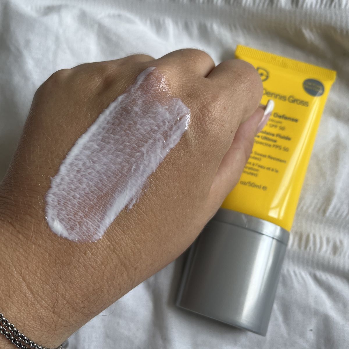 Dr. Dennis Gross All Physical Ultimate Defense SPF 50 swatch