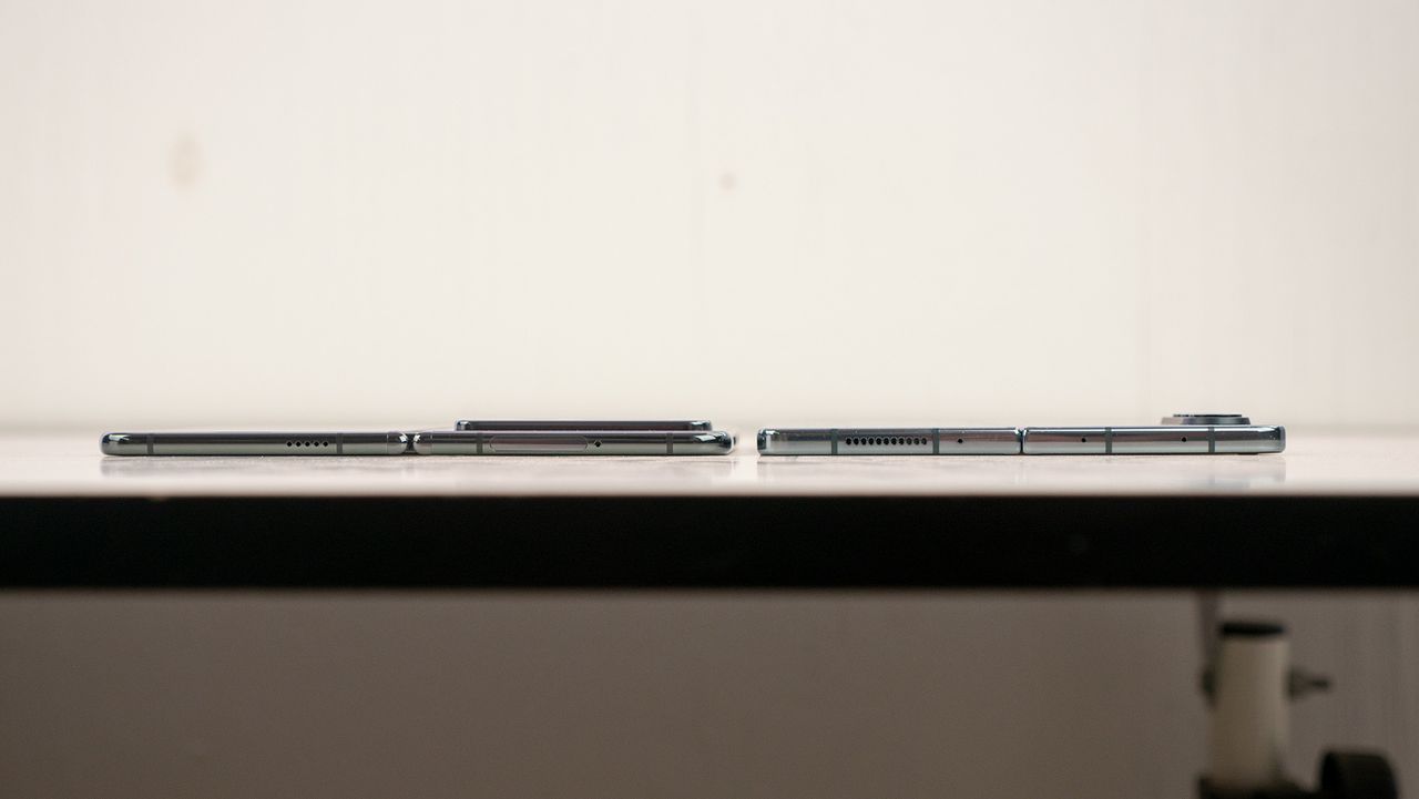 Comparing the Google Pixel Fold with the Samsung Galaxy Z Fold 4 when completely unfolded