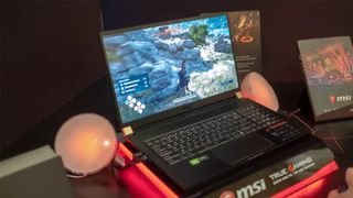 An MSI GS75 Stealth Gaming Laptop At CES 2019