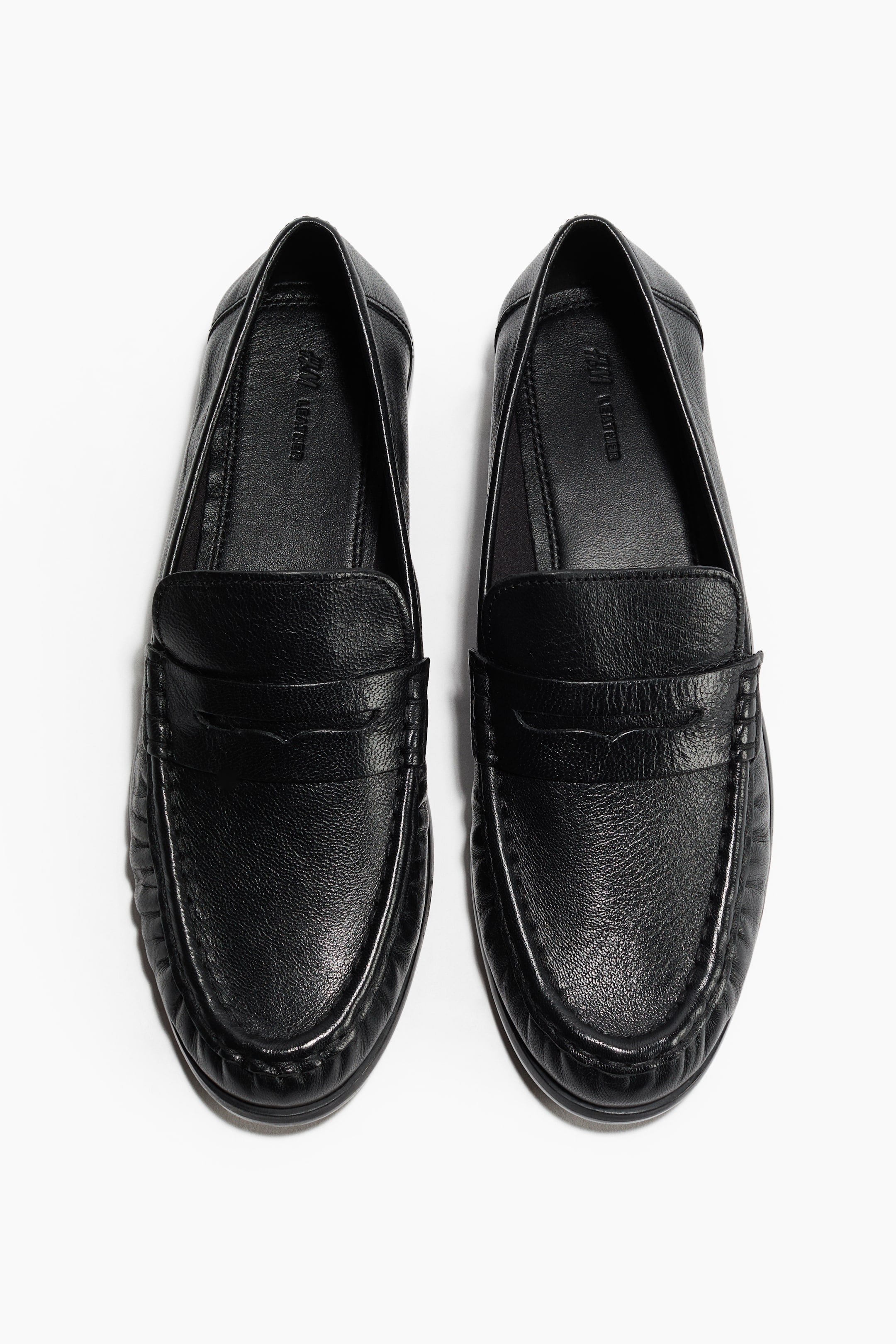 Leather Loafers - Black
