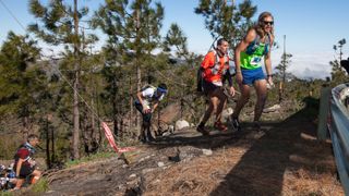 Timothy Olson from U.S.A. during Transgrancanaria 125 km march 1, 2014 arriving at Maspalomas beach