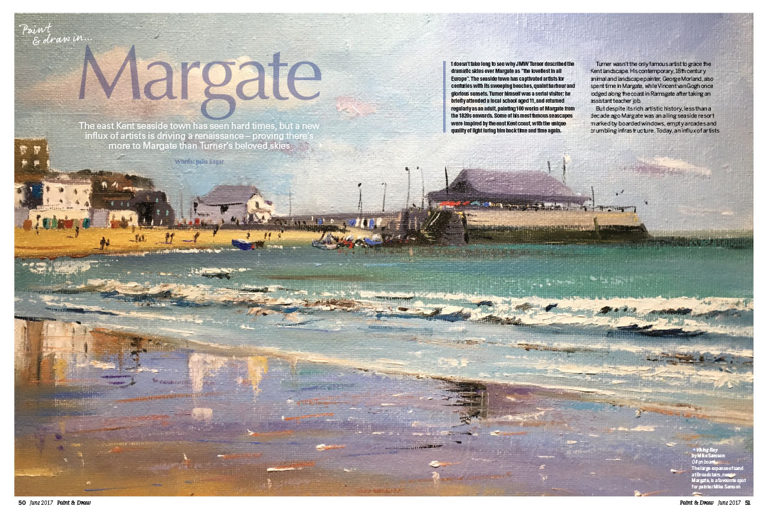 We head to the seaside for some artistic inspiration