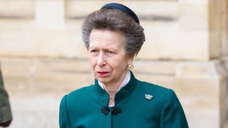 Princess Anne, The Princess Royal at the memorial service for the Duke of Edinburgh
