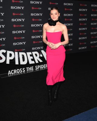 LAS VEGAS, NEVADA - APRIL 24: Hailee Steinfeld of "Spider-Man: Across the Spider-Verse" attends the Sony Pictures Entertainment presentation during CinemaCon, the official convention of the National Association of Theatre Owners, at The Colosseum at Caesars Palace on April 24, 2023 in Las Vegas, Nevada.