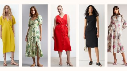 best linen dresses: Zara, & Other Stories, Mango, J.Crew, Ted Baker