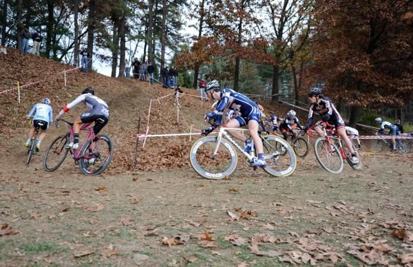 Adam Myerson (Cycle-Smart) was at the front on the first lap.