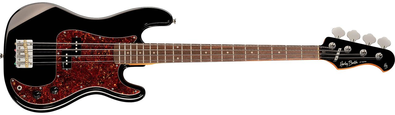 Harley Benton Vintage Series PB-62: the entry-level bass guitars draw inspiration from vintage Fender and feature a single split-coil pickup.