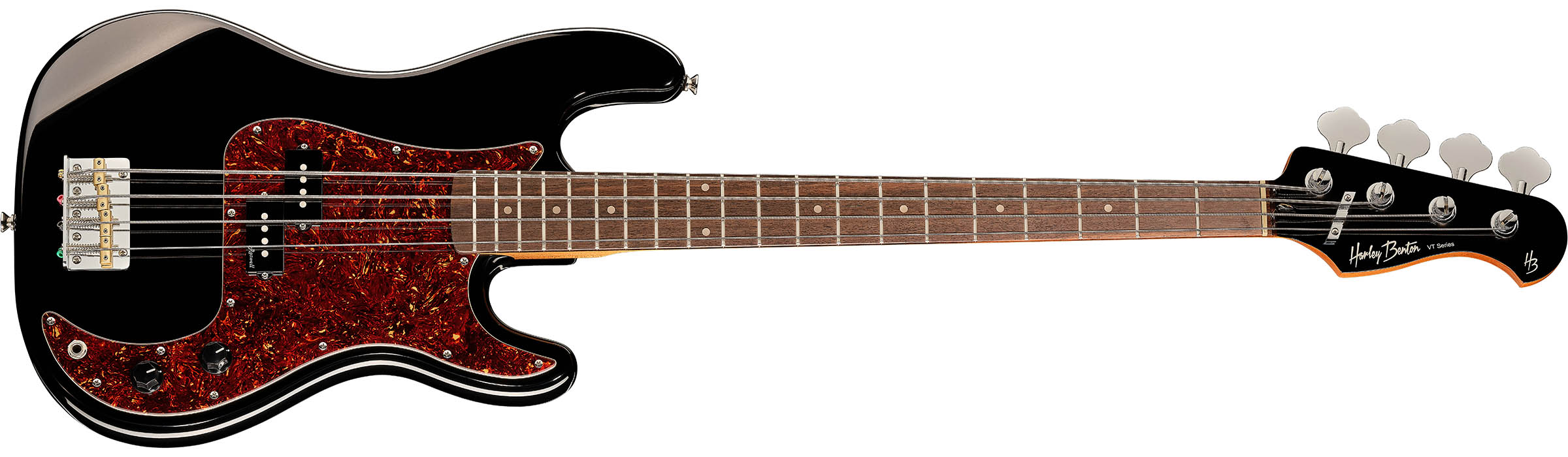 Harley Benton Vintage Series PB-62: the entry-level bass guitars draw inspiration from vintage Fender and feature a single split-coil pickup.