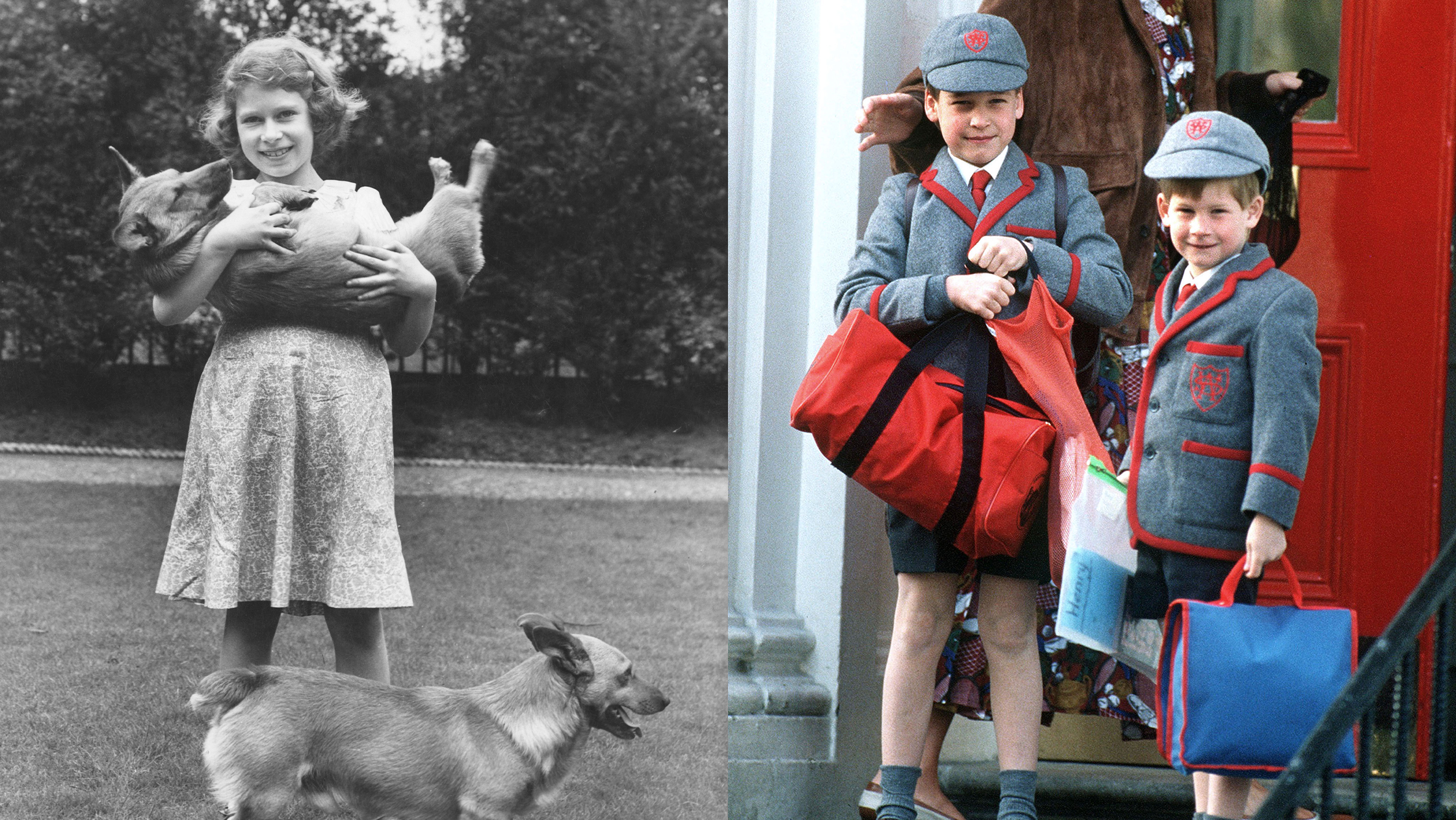 royals - elizabeth, harry and william