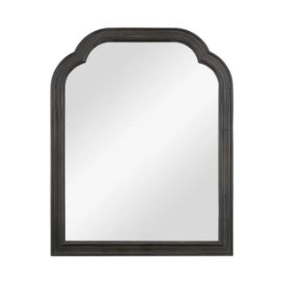 Mirror with black frame