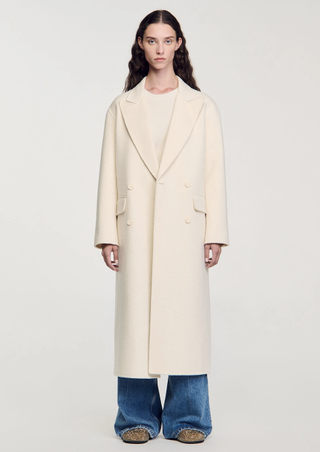 Long Wool-Blend Coat