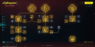 Cyberpunk 2077 skill planner - all technical skill icons
