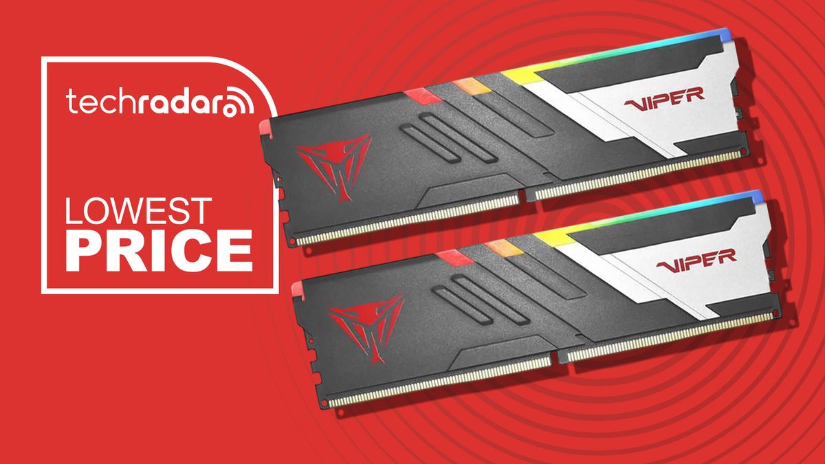 Corsair's 32GB Vengeance DDR5-6000 RAM is excellent, but this Patriot Viper Venom kit does the same thing, includes RGB lighting, and is $80 cheaper at Newegg