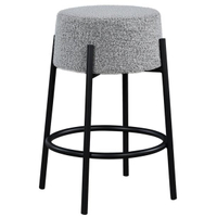 Avalon Grey Boucle Fabric Counter Stool – $166.03 at Walmart