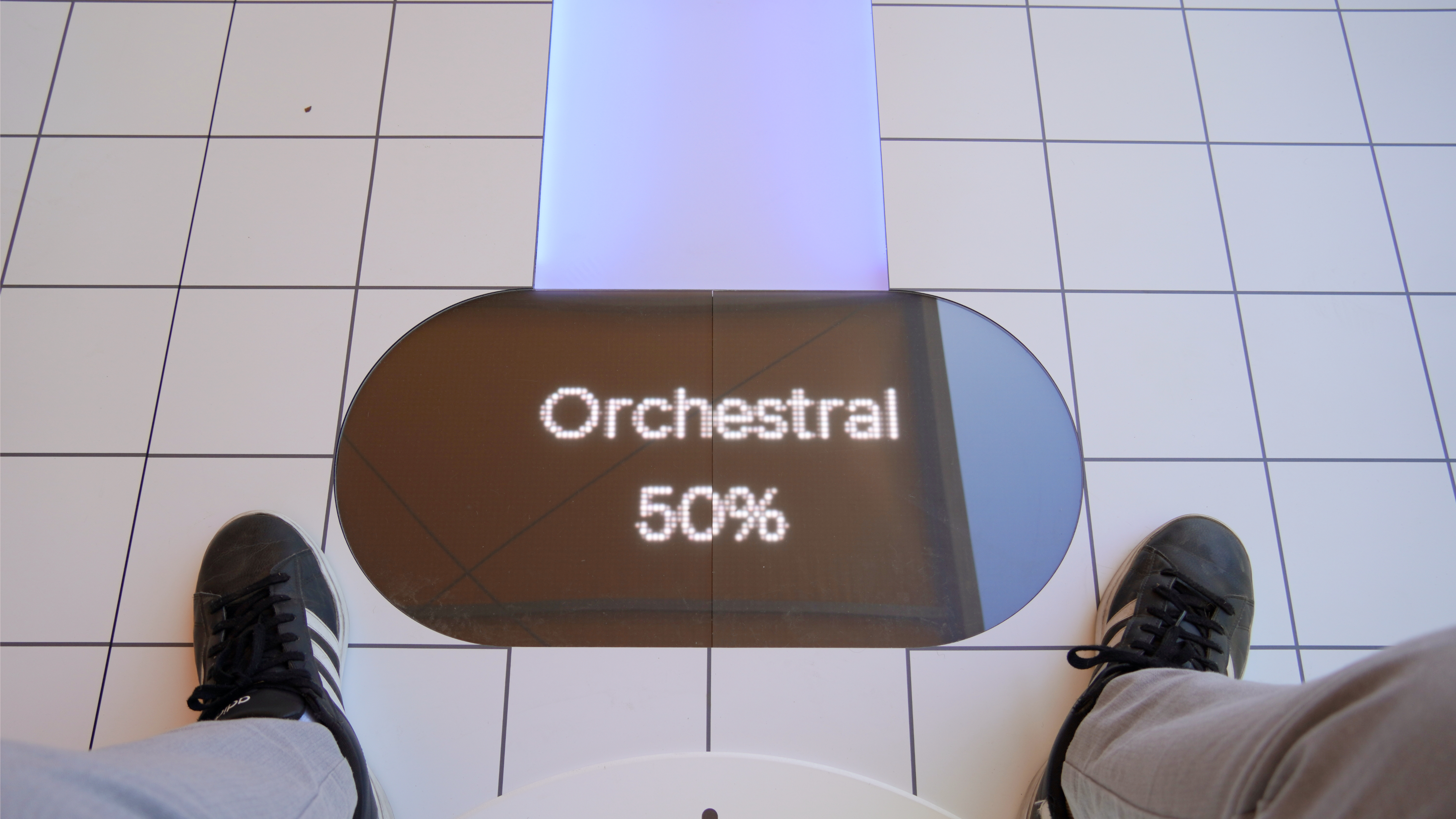 Setting the Orchestral genre to 50% at a Google I/O demo of Lyria 2.
