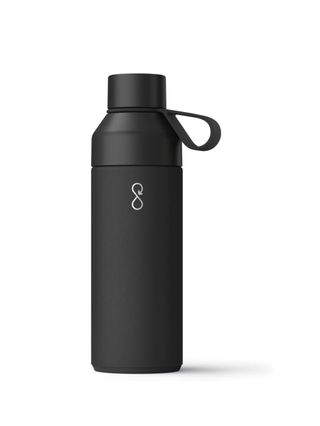 Ocean Bottle - Recycled Stainless Steel Drinks Reusable Water Bottle - Eco-Friendly & Reusable - Obsidian Black - 17 Oz