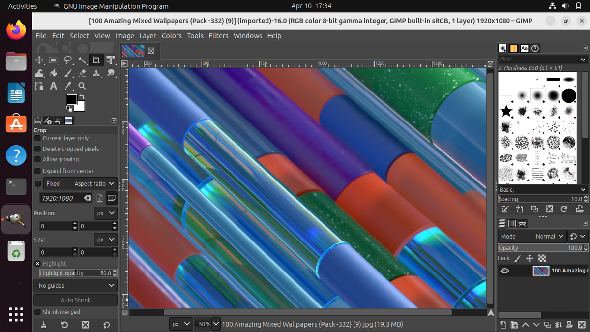 GIMP in use