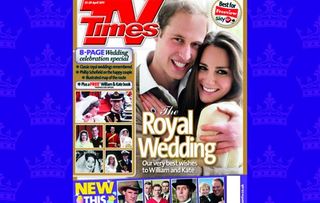 Kate and William TV Times Cover wedding 2011