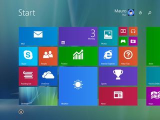 Windows 8.1 Start screen