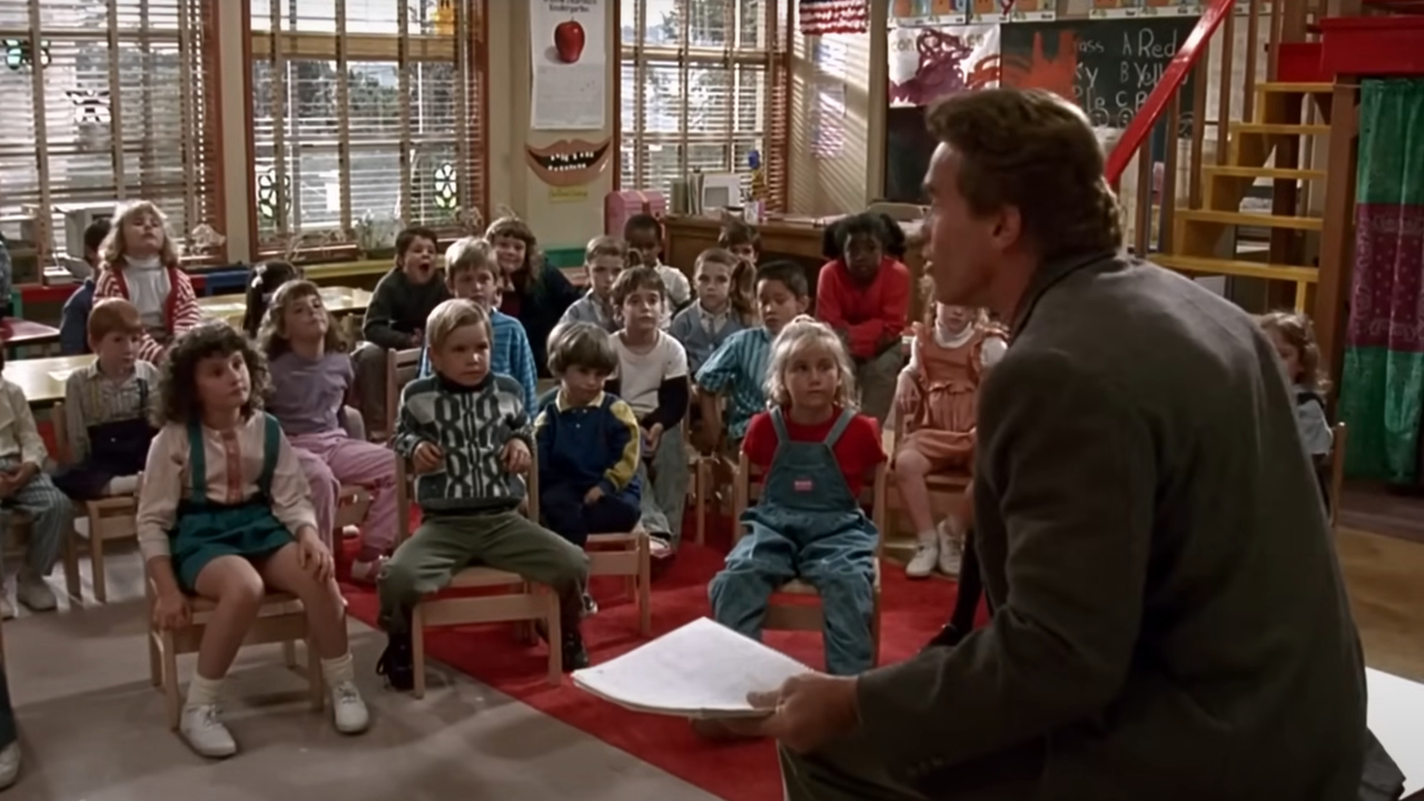 Arnold Schwarzenegger in Kindergarten Cop