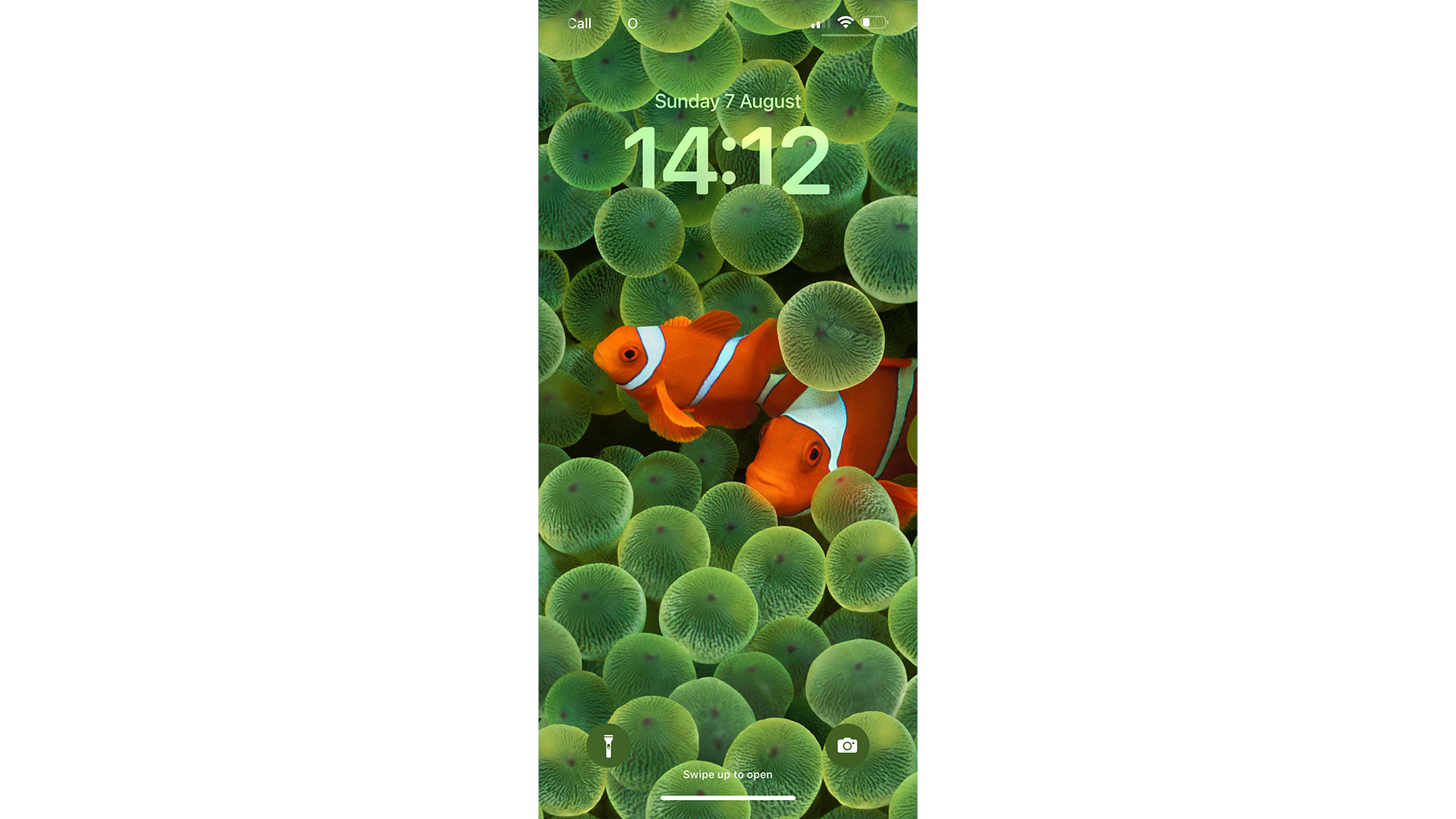 iOS 16 Clownfisch-Sperrbildschirm