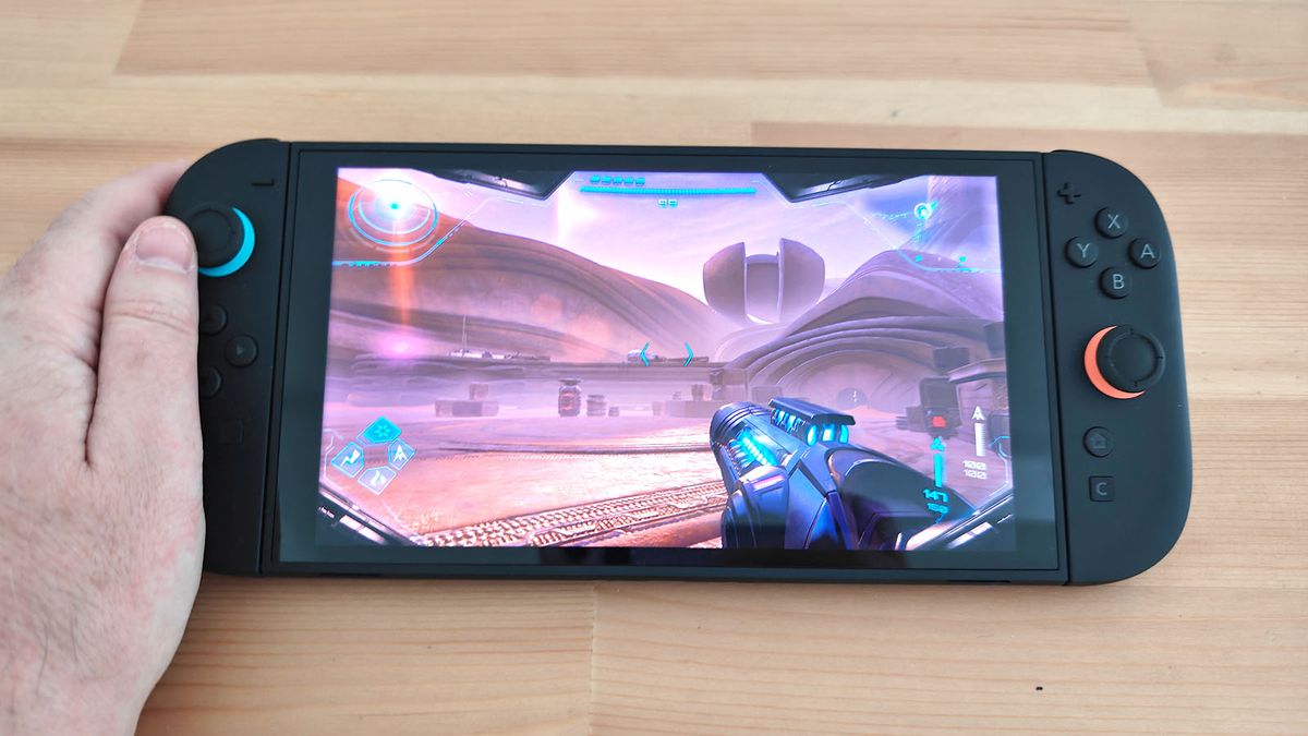 Photos of a Nintendo Switch 2